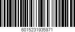 Código de barras (EAN, GTIN, SKU, ISBN): '6015231935971'