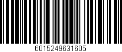 Código de barras (EAN, GTIN, SKU, ISBN): '6015249631605'