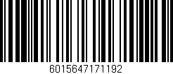 Código de barras (EAN, GTIN, SKU, ISBN): '6015647171192'