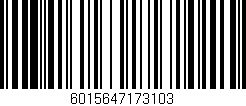 Código de barras (EAN, GTIN, SKU, ISBN): '6015647173103'
