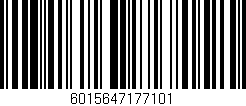 Código de barras (EAN, GTIN, SKU, ISBN): '6015647177101'