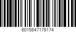 Código de barras (EAN, GTIN, SKU, ISBN): '6015647179174'