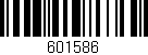 Código de barras (EAN, GTIN, SKU, ISBN): '601586'