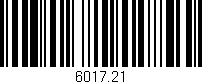 Código de barras (EAN, GTIN, SKU, ISBN): '6017.21'