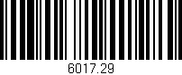 Código de barras (EAN, GTIN, SKU, ISBN): '6017.29'