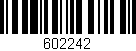 Código de barras (EAN, GTIN, SKU, ISBN): '602242'