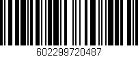 Código de barras (EAN, GTIN, SKU, ISBN): '602299720487'