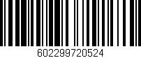Código de barras (EAN, GTIN, SKU, ISBN): '602299720524'