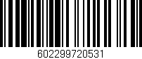 Código de barras (EAN, GTIN, SKU, ISBN): '602299720531'