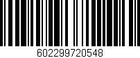 Código de barras (EAN, GTIN, SKU, ISBN): '602299720548'