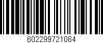 Código de barras (EAN, GTIN, SKU, ISBN): '602299721064'
