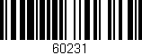 Código de barras (EAN, GTIN, SKU, ISBN): '60231'