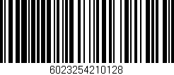 Código de barras (EAN, GTIN, SKU, ISBN): '6023254210128'