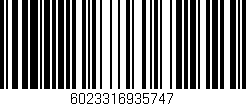 Código de barras (EAN, GTIN, SKU, ISBN): '6023316935747'