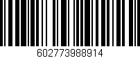 Código de barras (EAN, GTIN, SKU, ISBN): '602773988914'