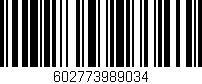 Código de barras (EAN, GTIN, SKU, ISBN): '602773989034'