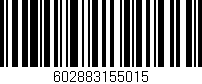 Código de barras (EAN, GTIN, SKU, ISBN): '602883155015'