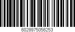 Código de barras (EAN, GTIN, SKU, ISBN): '6028975056253'