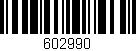 Código de barras (EAN, GTIN, SKU, ISBN): '602990'