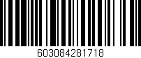 Código de barras (EAN, GTIN, SKU, ISBN): '603084281718'