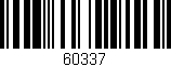 Código de barras (EAN, GTIN, SKU, ISBN): '60337'