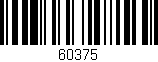 Código de barras (EAN, GTIN, SKU, ISBN): '60375'