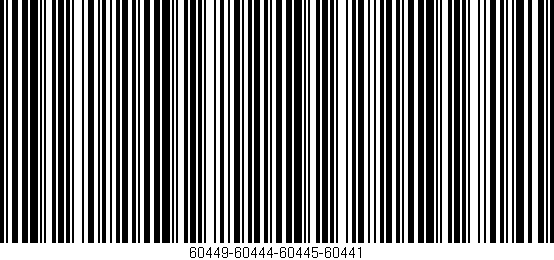 Código de barras (EAN, GTIN, SKU, ISBN): '60449-60444-60445-60441'