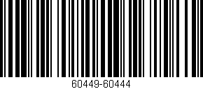 Código de barras (EAN, GTIN, SKU, ISBN): '60449-60444'