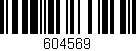Código de barras (EAN, GTIN, SKU, ISBN): '604569'