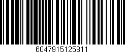 Código de barras (EAN, GTIN, SKU, ISBN): '6047915125811'