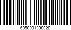 Código de barras (EAN, GTIN, SKU, ISBN): '6050001008028'