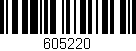 Código de barras (EAN, GTIN, SKU, ISBN): '605220'