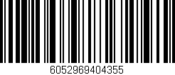 Código de barras (EAN, GTIN, SKU, ISBN): '6052969404355'