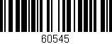 Código de barras (EAN, GTIN, SKU, ISBN): '60545'