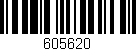 Código de barras (EAN, GTIN, SKU, ISBN): '605620'