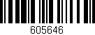 Código de barras (EAN, GTIN, SKU, ISBN): '605646'