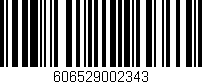 Código de barras (EAN, GTIN, SKU, ISBN): '606529002343'