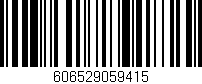 Código de barras (EAN, GTIN, SKU, ISBN): '606529059415'