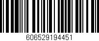 Código de barras (EAN, GTIN, SKU, ISBN): '606529194451'