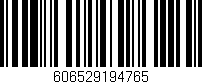 Código de barras (EAN, GTIN, SKU, ISBN): '606529194765'