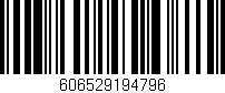 Código de barras (EAN, GTIN, SKU, ISBN): '606529194796'