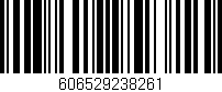 Código de barras (EAN, GTIN, SKU, ISBN): '606529238261'