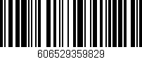 Código de barras (EAN, GTIN, SKU, ISBN): '606529359829'