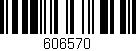 Código de barras (EAN, GTIN, SKU, ISBN): '606570'