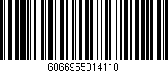 Código de barras (EAN, GTIN, SKU, ISBN): '6066955814110'