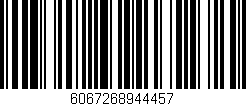 Código de barras (EAN, GTIN, SKU, ISBN): '6067268944457'