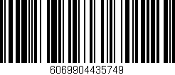 Código de barras (EAN, GTIN, SKU, ISBN): '6069904435749'