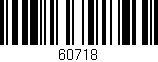 Código de barras (EAN, GTIN, SKU, ISBN): '60718'