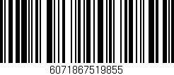 Código de barras (EAN, GTIN, SKU, ISBN): '6071867519855'