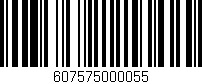 Código de barras (EAN, GTIN, SKU, ISBN): '607575000055'